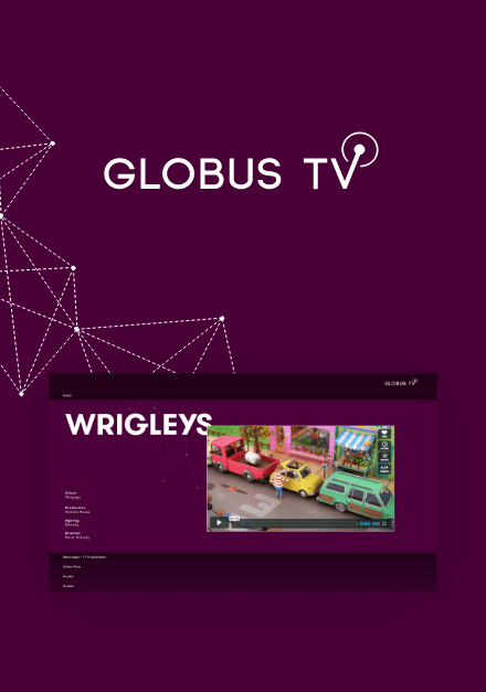 portfolio title globus tv
